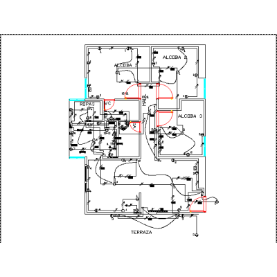Single-family electrical installation