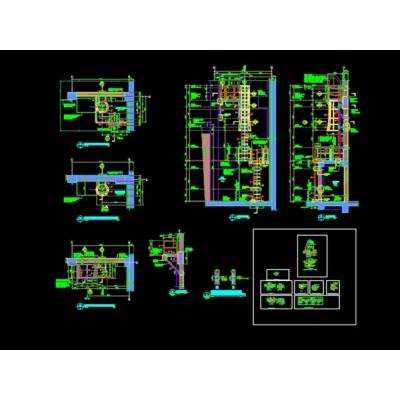 Plataforma de acceso de gruas para la construccion.