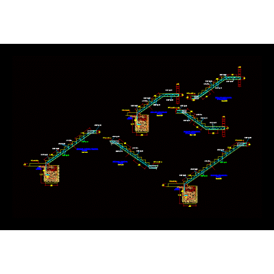 Escalera de 2 tramos