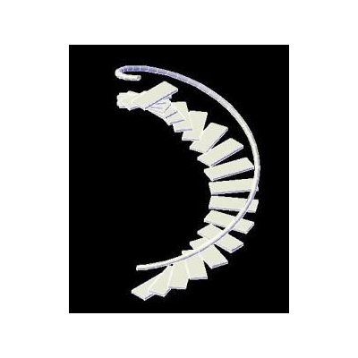Escalera 3d tramo