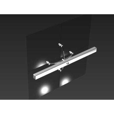 Soporte tipo arana modelado en  max