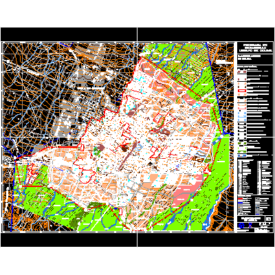Programa de desarrollo urbano colima; clasificaion de areas
