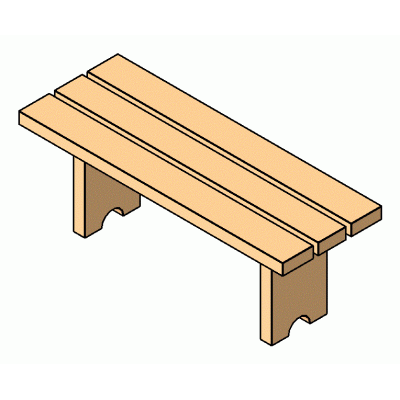 Familia bancas (equipamiento urbano) 3d