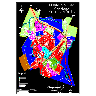 Zonificacion del municipio de santiago - brasil