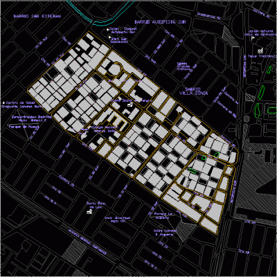 Plano Urbano del Barrio Muzu