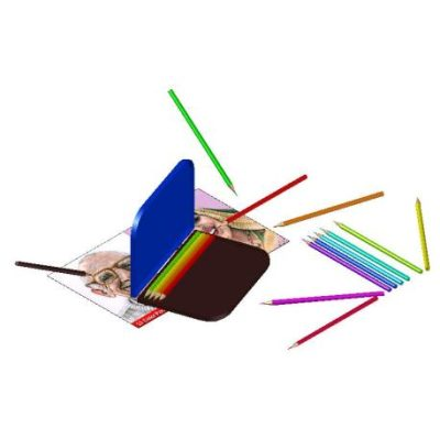 Conjunto de Lapices de Colores 3D
