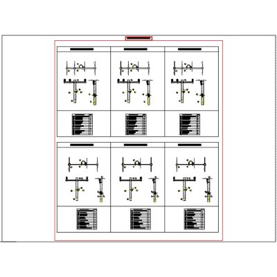Medium tension aerial structure