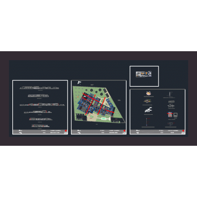Detailed Plan of the Community Center in Ica