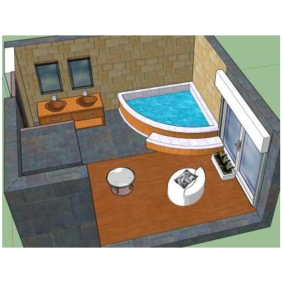 Bano spa 3d