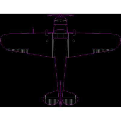 Eronave - cessna 195 aero nave 2d plano