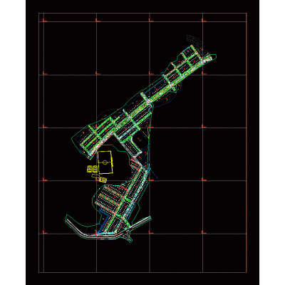 Modelo para planos de vias.libertadores - ciudad de moquegua