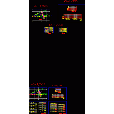 Plano Detallado de Puente en DWG