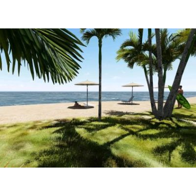 Playa tropical 3d ls6