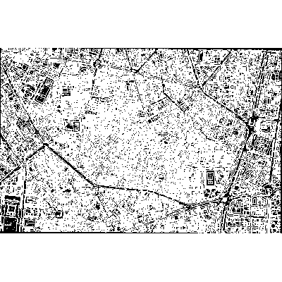 Plano zona 2 de mayo en Madrid