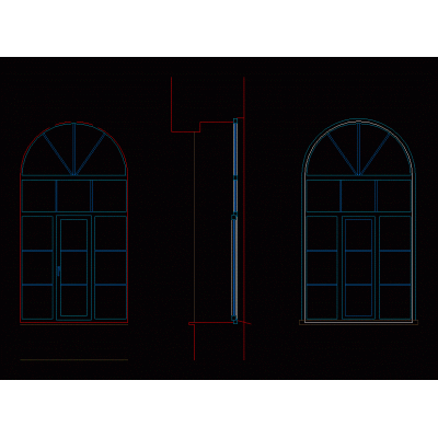 Arched window