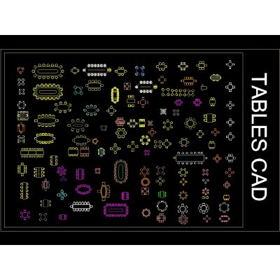 Variedad de Bloques de Mesas