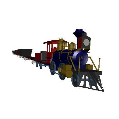 Tren de carga 3d