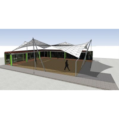 Membrana arquitectonica 3d