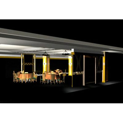 3d vista - comedor