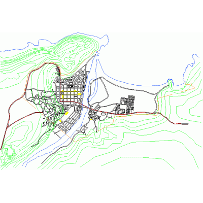 Plano Topografico de Lebu