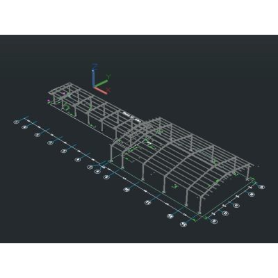 Galpon Metalico de Dos Alas 2000 m2