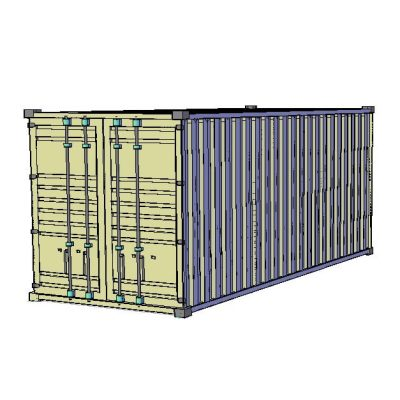 Contenedor 3d
