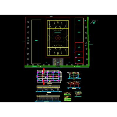 Plano de Modulo Educativo con Cancha