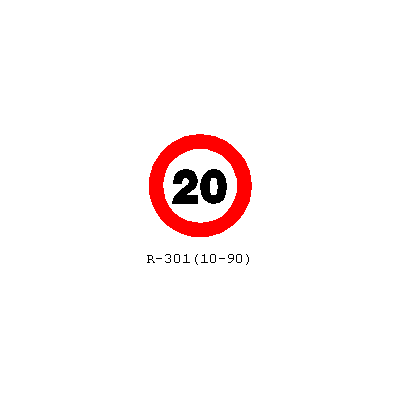 Senales de trafico r301-1