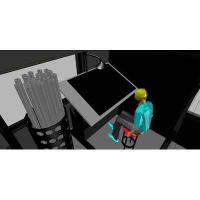 Cubiculo de estudio de dibujo