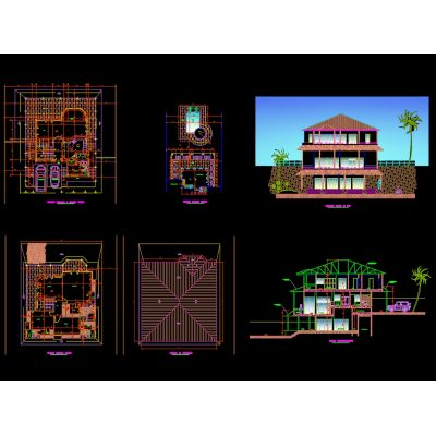 Vivienda unifamiliar con 3 plantas