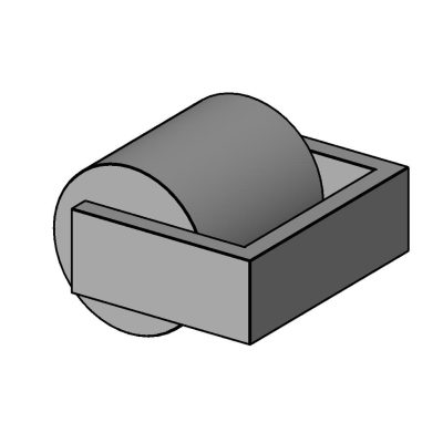 Portarrollos Moderno 3D