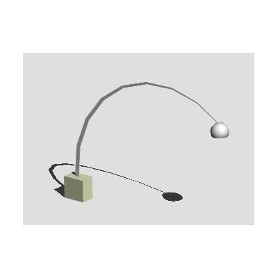 Lampara arco 3d