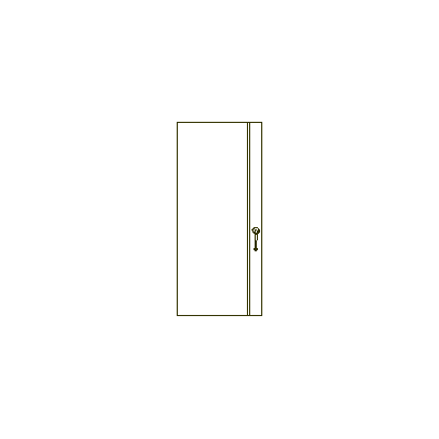 Puertas interiores - puerta placa madera