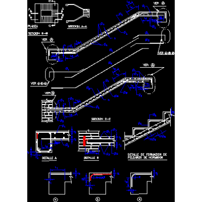 Escalera de hormigon