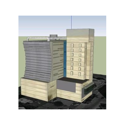3d corporate building