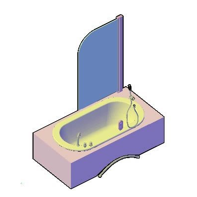 3d bathtub