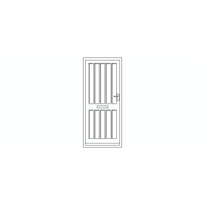 Puerta En Alzado, Modelo 09