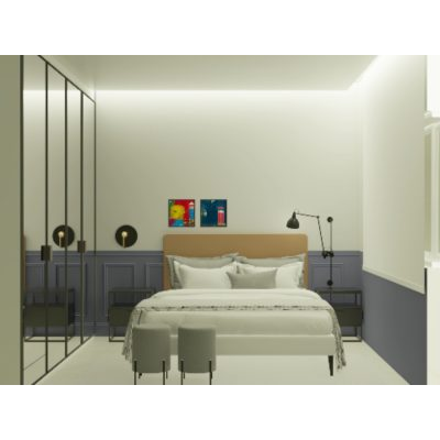Suite 3d para parejas - diseno de interiores skp
