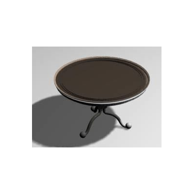 Elegant 3D Round Table