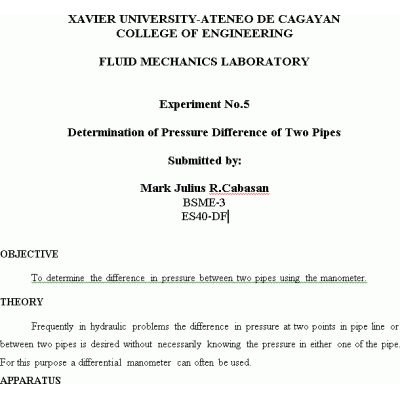 Expérience de pression dans les tuyaux