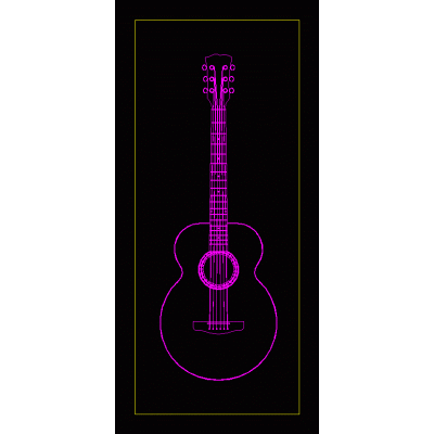 Guitarra acustica 2d