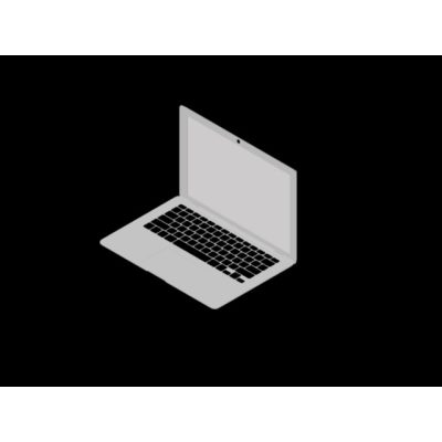 Macbook model 3d