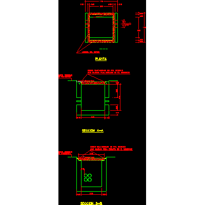 Arqueta 0.80 x 1.00 m