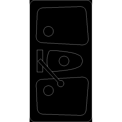 Fregadero Doble con Grifo Integrado