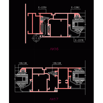 Aluminium frames