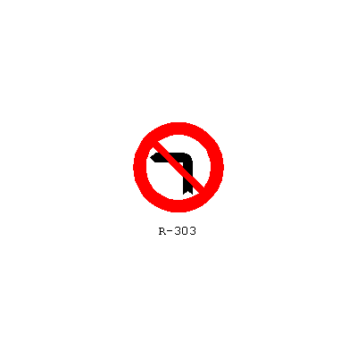 Senales de trafico r-303