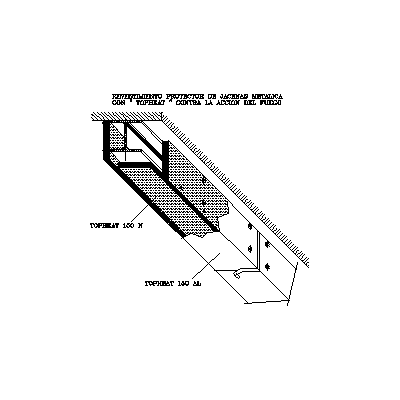 Proteccion de estructura metalica contra fuego