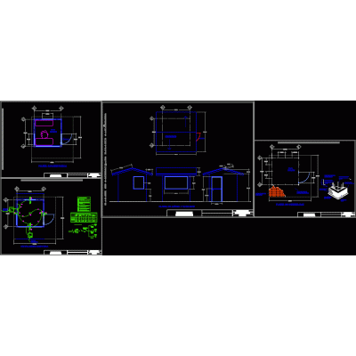 Proyecto arquitectonico caseta
