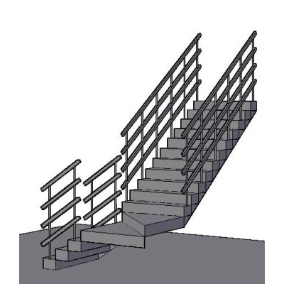 Escalera 3d