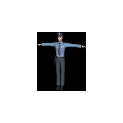 Agente de Policia en 3D